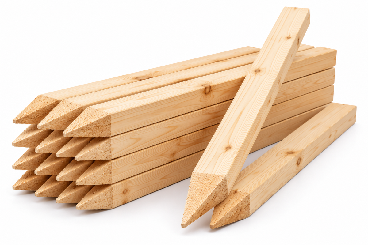 Wood Stakes - 1 x 2 x 24