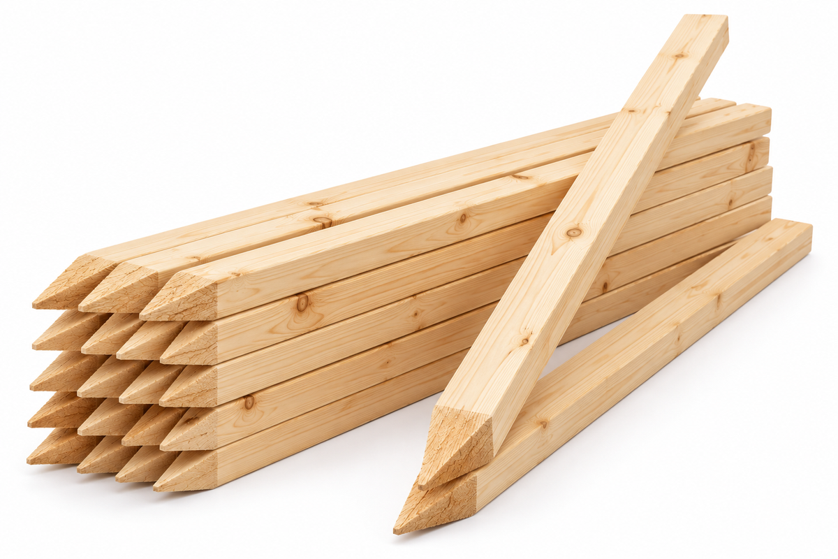 Wood Stakes - 1 x 2 x 36