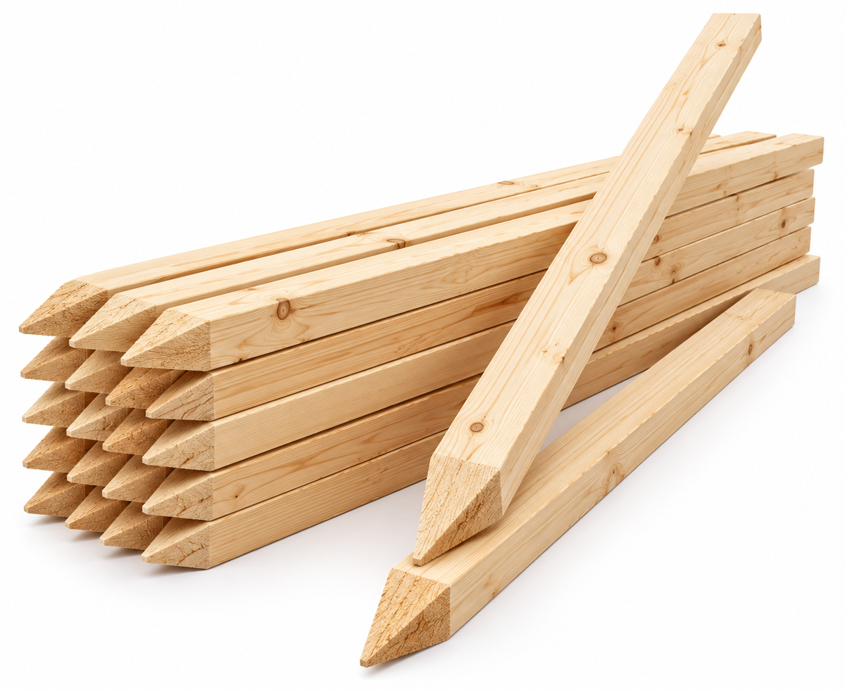 Wood Stakes - 1 x 2 x 48